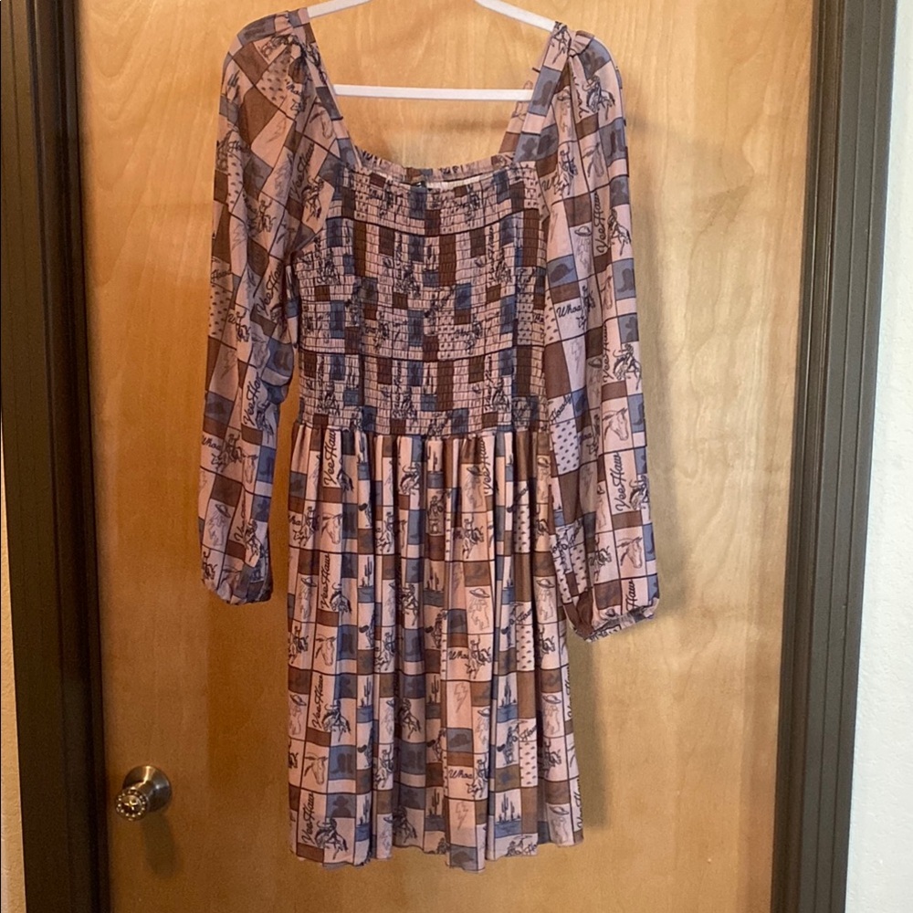 Coastal Cowgirl Long Sleeve Dress; Size XL - Picture 4 of 10